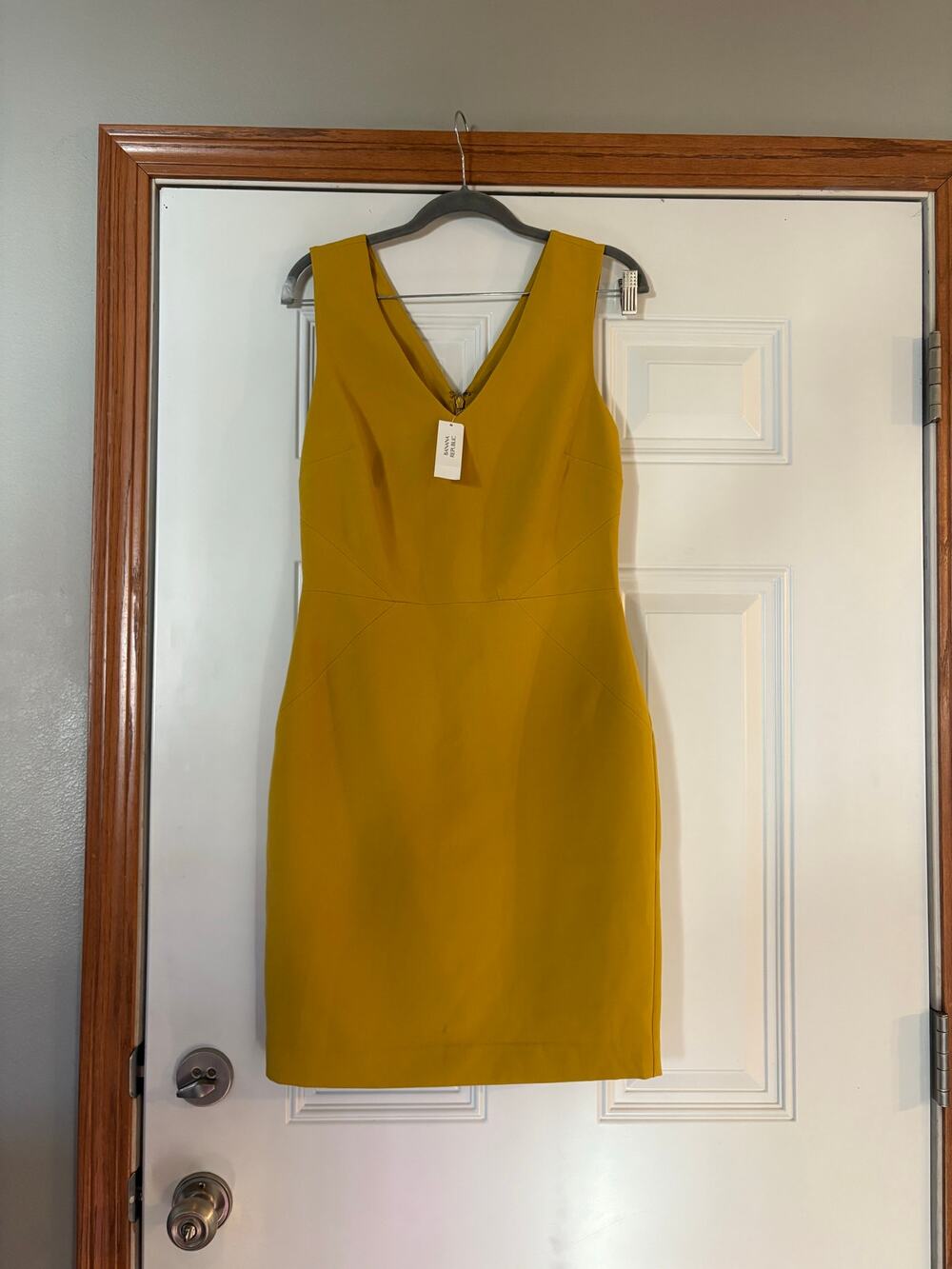 NWT Banana Republic Goldenrod Fitted Dress Size 8